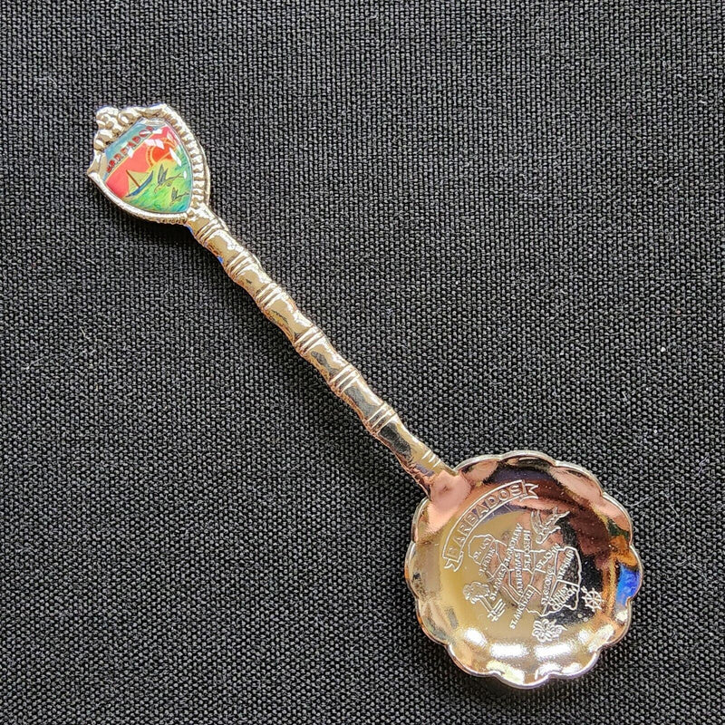 Load image into Gallery viewer, Barbados Island Nation Caribbean Souvenir Heritage Travel Spoon Silver Plated