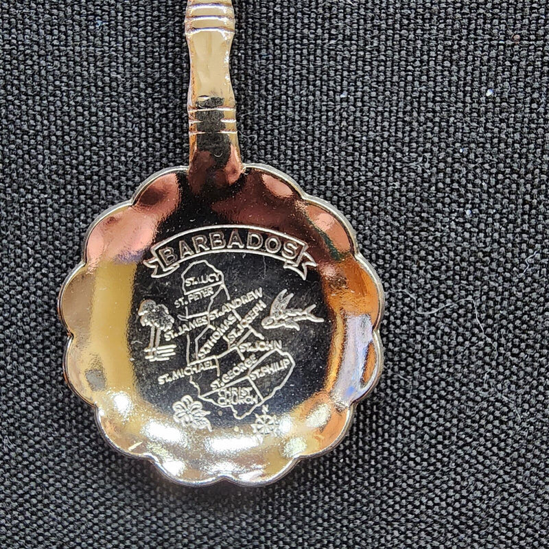 Load image into Gallery viewer, Barbados Island Nation Caribbean Souvenir Heritage Travel Spoon Silver Plated