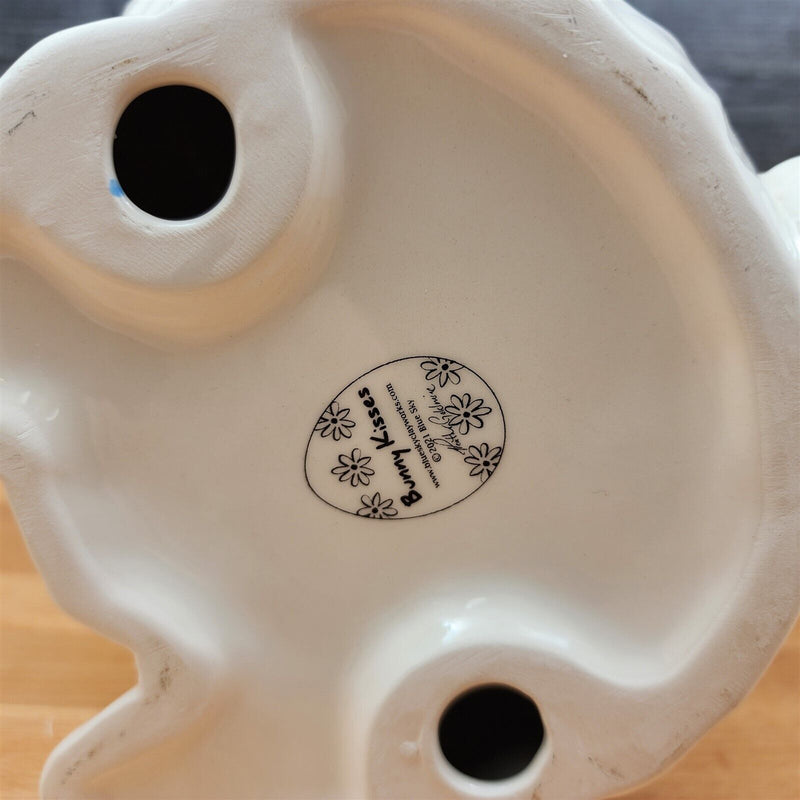 Load image into Gallery viewer, White Bunny Mom and Baby Figurine by Blue Sky and Heather Golminic Decorative