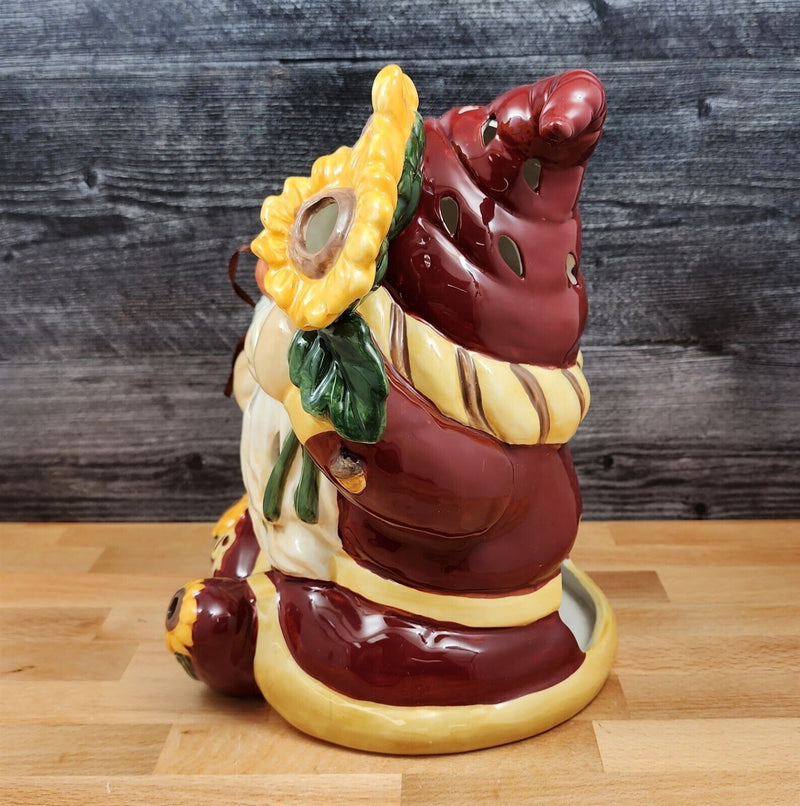 Load image into Gallery viewer, Sunflower Harvest Gnome Tealight Candle Holder by Blue Sky and Heather Goldminc