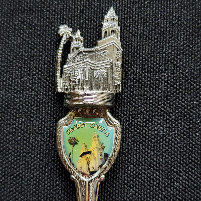 Load image into Gallery viewer, Hearst Castle Collectible Travel Souvenir Spoon 4 1/4" San Simeon California