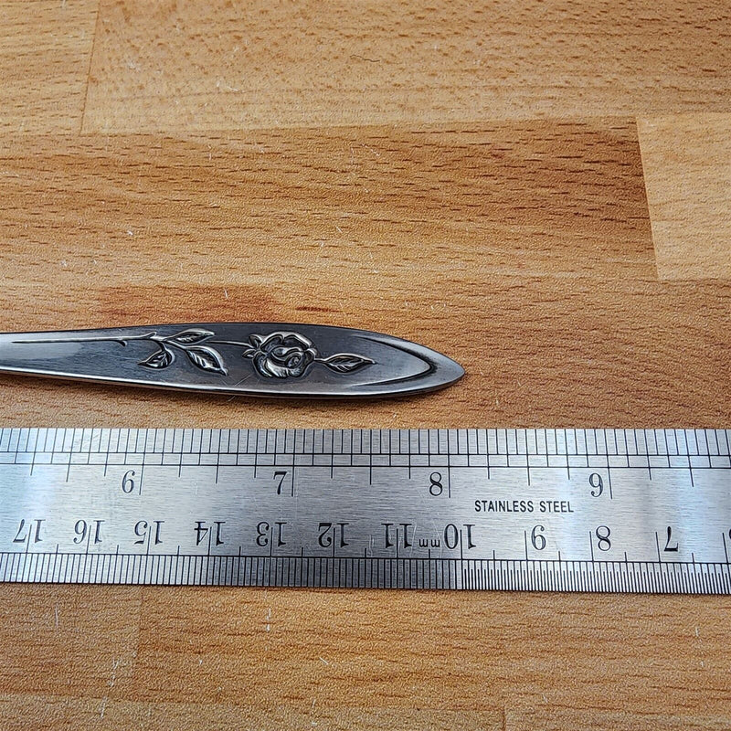 Load image into Gallery viewer, 3 Oneida MY ROSE Tablespoon Serving Spoon Community Stainless Flatware 8 1/4"