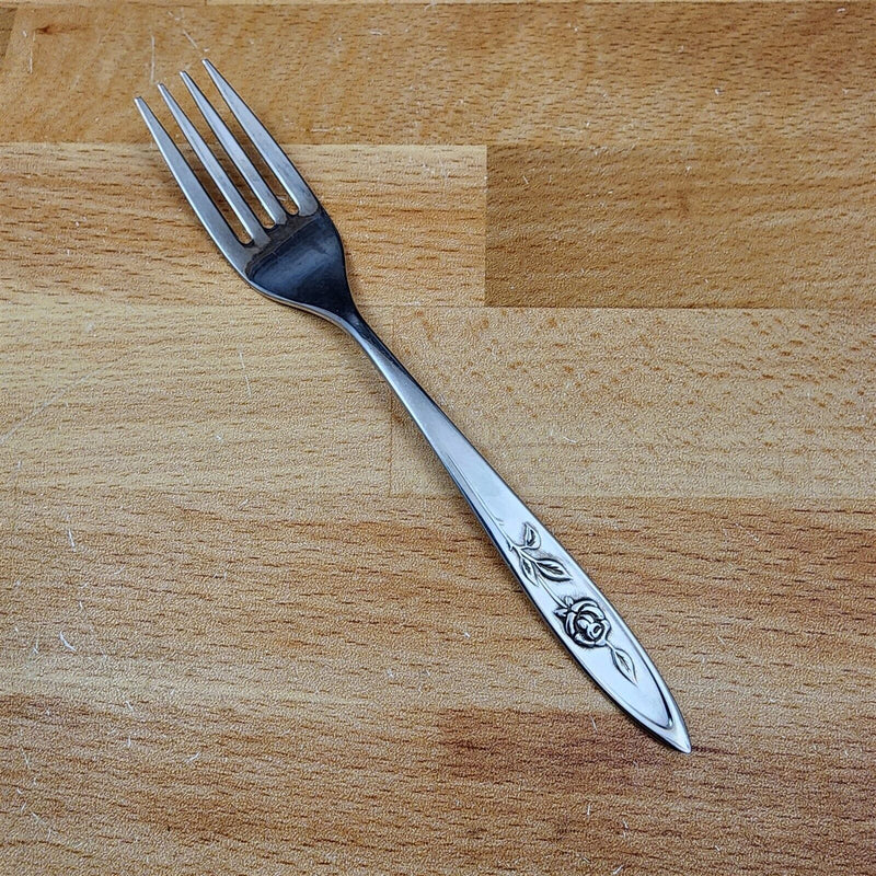 Load image into Gallery viewer, Oneida MY ROSE Youth Knife and Fork Set Community Stainless Flatware
