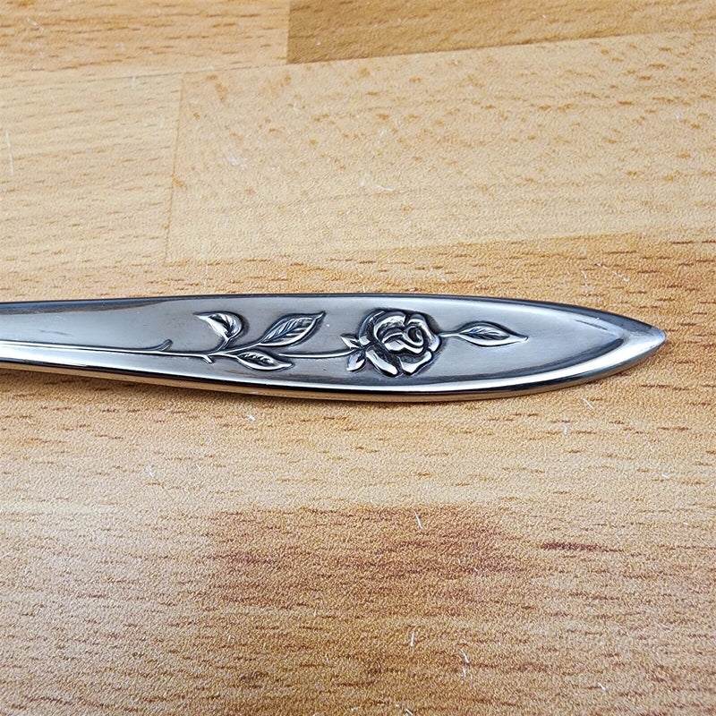 Load image into Gallery viewer, Oneida MY ROSE Solid Smooth Casserole Spoon Community Stainless Flatware 8 5/8"