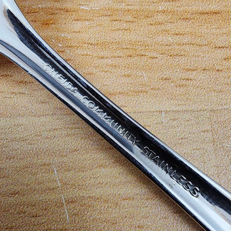 Load image into Gallery viewer, Oneida MY ROSE Baby Spoon and Fork Set Community Stainless Flatware 4 1/4"