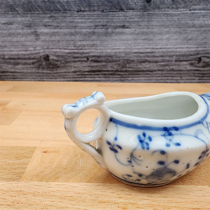 Load image into Gallery viewer, German Flow Blue Onion Design Medical Porcelain Invalid Baby Feeder Cup