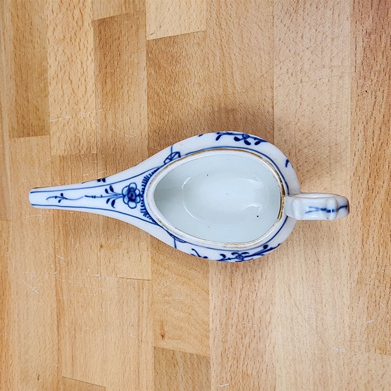 Load image into Gallery viewer, German Flow Blue Floral with Gold Trim Medical Porcelain Invalid Baby Feeder Cup