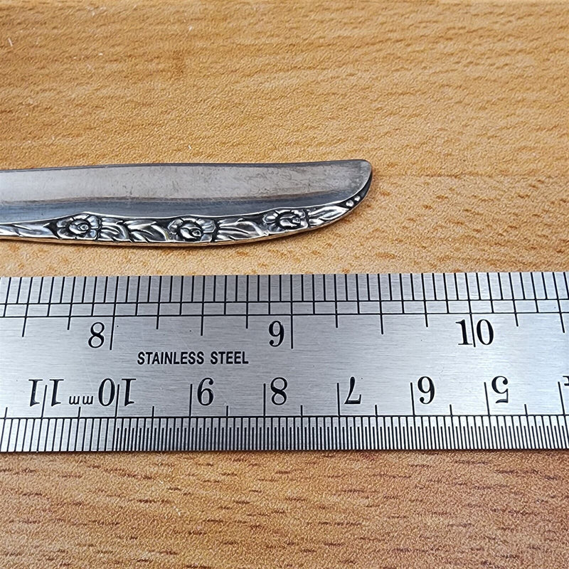Load image into Gallery viewer, Solid Pierced Pie Server Brittany Rose Silverplate 1948 Flatware by Oneida 9.5"