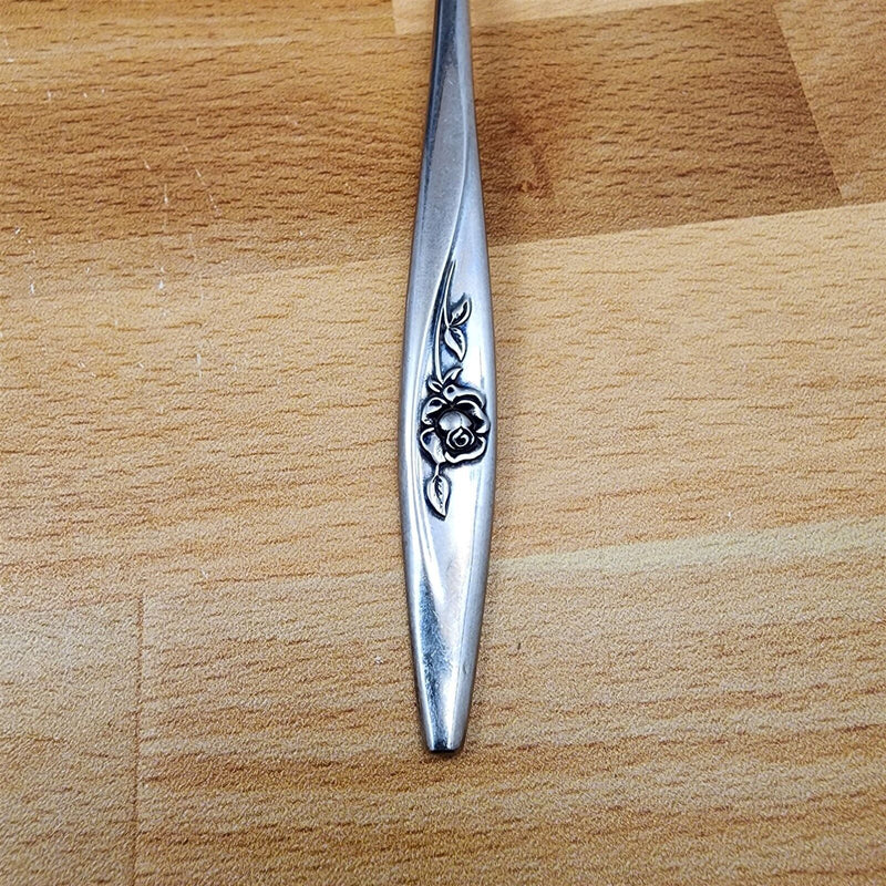 Load image into Gallery viewer, Teaspoon Lasting Rose Stainless Set of 4 by ONEIDA Flatware 6" (15cm)