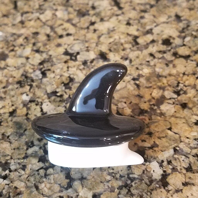 Load image into Gallery viewer, Whale Black Teapot Animal Ceramics Tea Pot Decor Blue Sky by Lynda Corneille