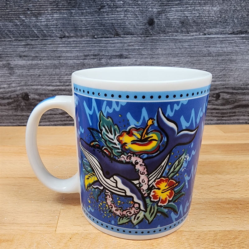Load image into Gallery viewer, Hawaii Mug Whale Coffee Cup Hilo Hattie The Island Heritage Store 2002 Maui 12oz