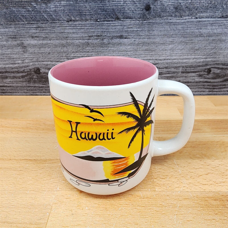 Load image into Gallery viewer, Hawaii Palm Trees Coffee Mug Hilo Hattie Island Heritage Store 12oz Tea Cup