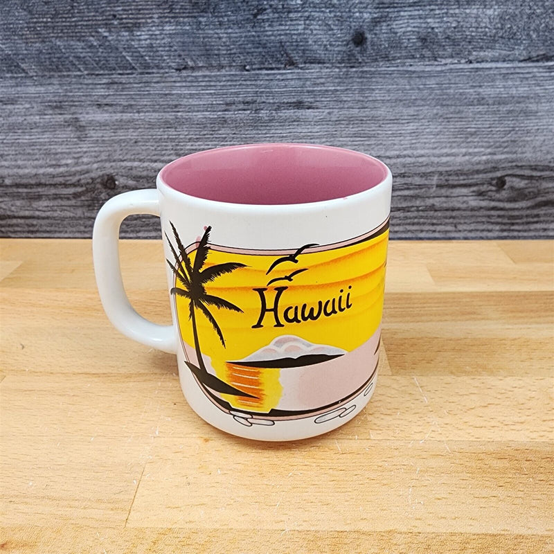 Load image into Gallery viewer, Hawaii Palm Trees Coffee Mug Hilo Hattie Island Heritage Store 12oz Tea Cup