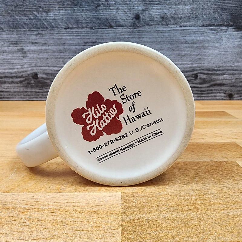 Load image into Gallery viewer, 2 Hawaii Mug Hibiscus Coffee Cup Hilo Hattie The Island Heritage Store 1997 12oz