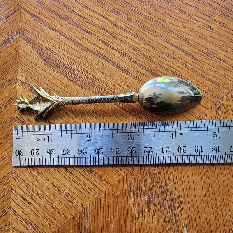 Load image into Gallery viewer, Hawaii Aloha State Pineapple Collectible Travel Souvenir Spoon 4 3/4" Gold Tone