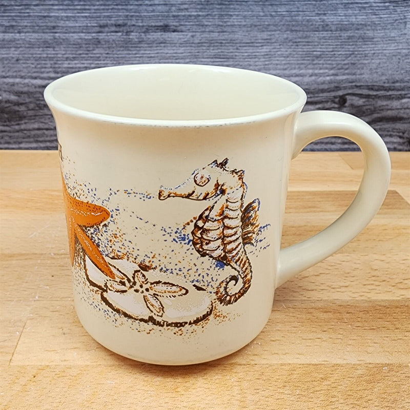 Load image into Gallery viewer, Myrtle Beach South Carolina Sand Shells Star Fish Coffee Mug 12oz Tea Cup
