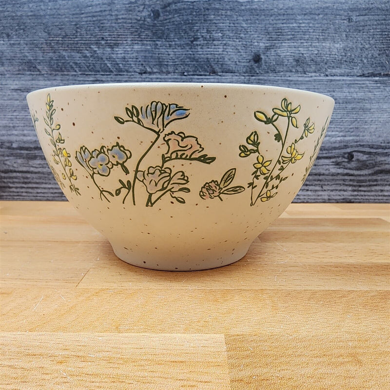 Load image into Gallery viewer, Spring Flowers Festive Bowl 6 inch (15 cm) Floral Ceramic Dish by Blue Sky