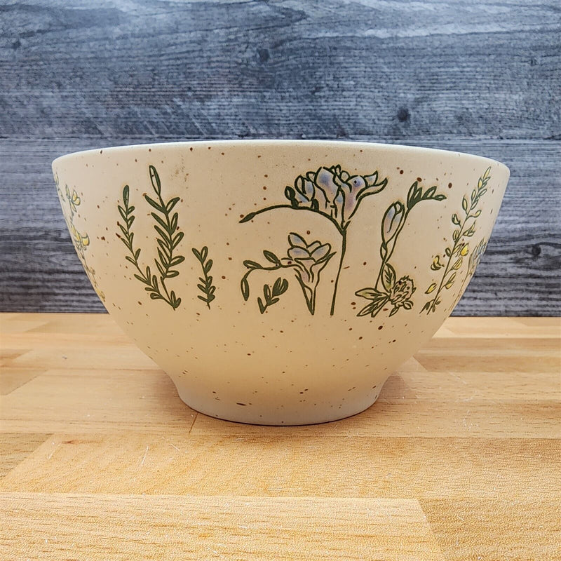 Load image into Gallery viewer, Spring Flowers Festive Bowl 6 inch (15 cm) Floral Ceramic Dish by Blue Sky