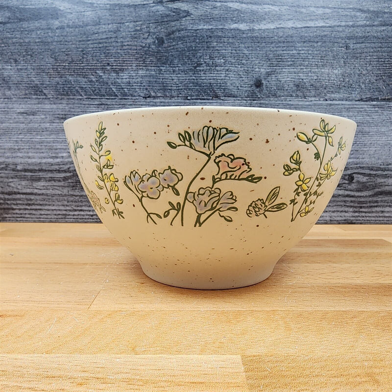 Load image into Gallery viewer, Spring Flowers Festive Bowl 6 inch (15 cm) Floral Ceramic Dish by Blue Sky