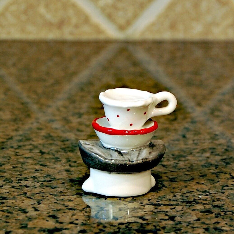 Load image into Gallery viewer, Ruby Red Dog Teapot Animal Ceramics Décor by Blue Sky Clayworks Heather Goldminc