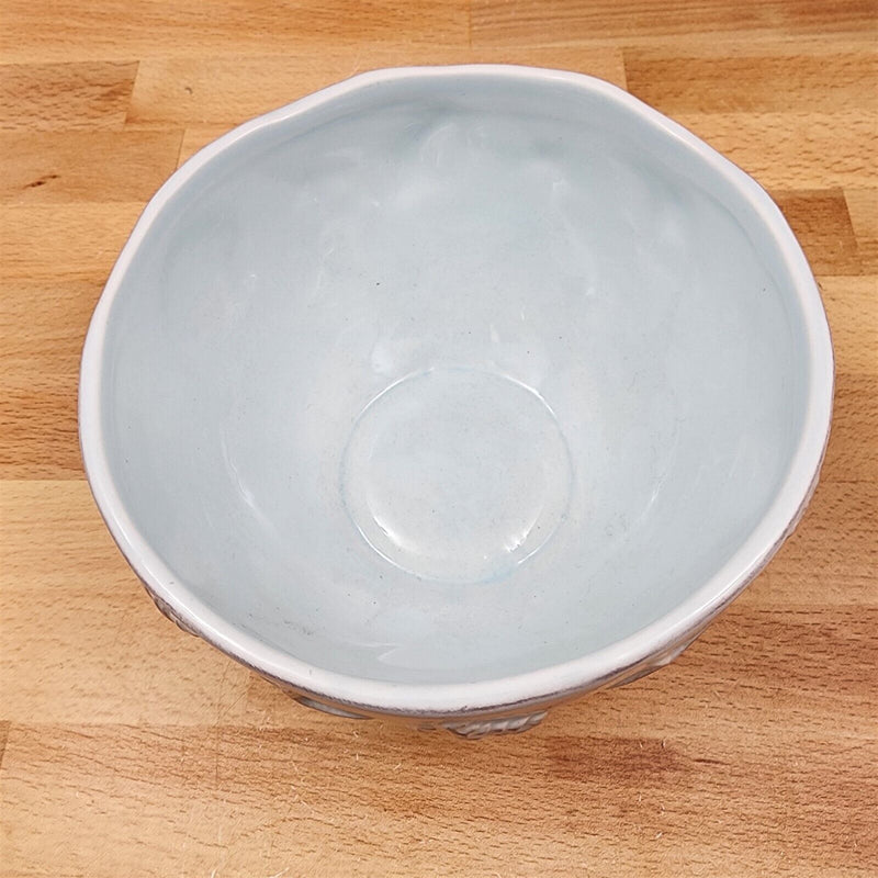 Load image into Gallery viewer, Laguna Coastal Shell Blue Bowl Decorative Sea Life Nautical by Blue Sky Ceramic