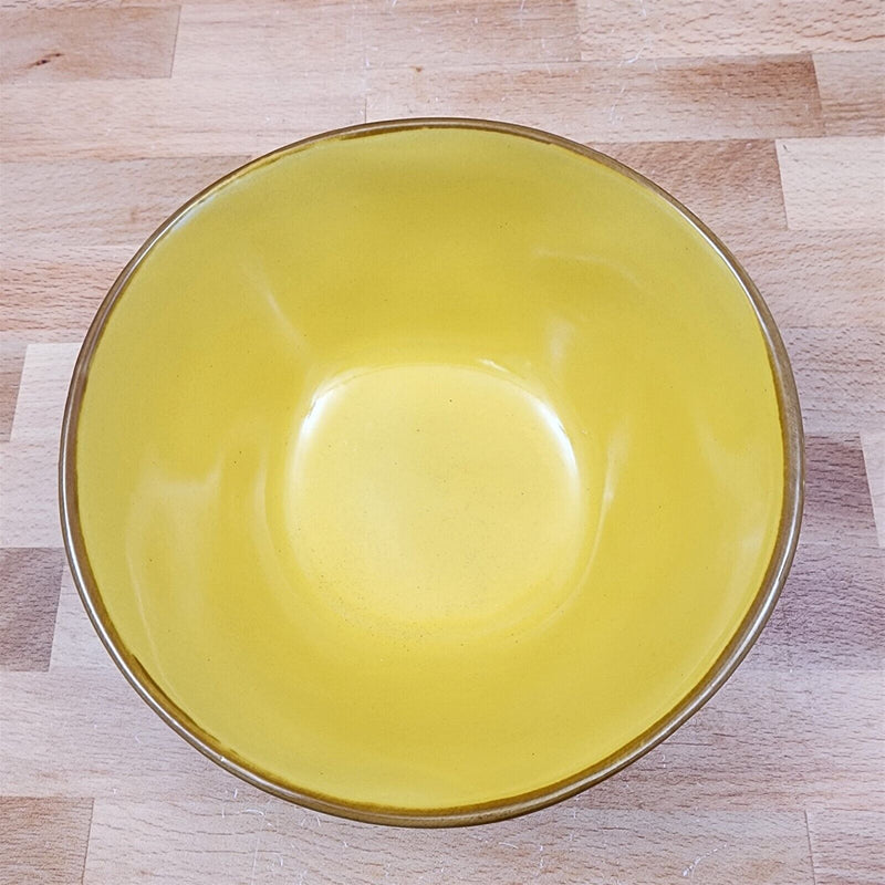 Load image into Gallery viewer, Brandywine Sunflower Floral Festive Bowl in Yellow 6" Ceramic (15 cm) Blue Sky