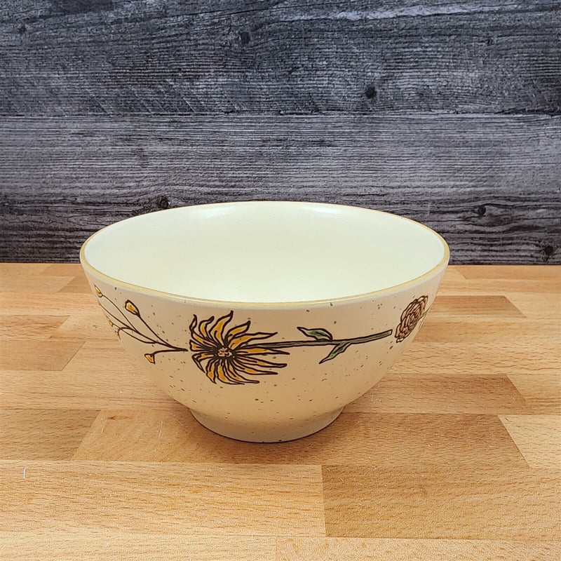 Load image into Gallery viewer, Daisy Spring Flower Festive Bowl 6" Floral Soup Ceramic Serving Dish Blue Sky