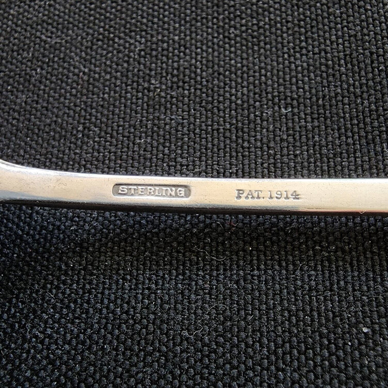 Load image into Gallery viewer, Panama Pacific Exposition Sterling Bear Souvenir Spoon 1914 Patent 5/14"