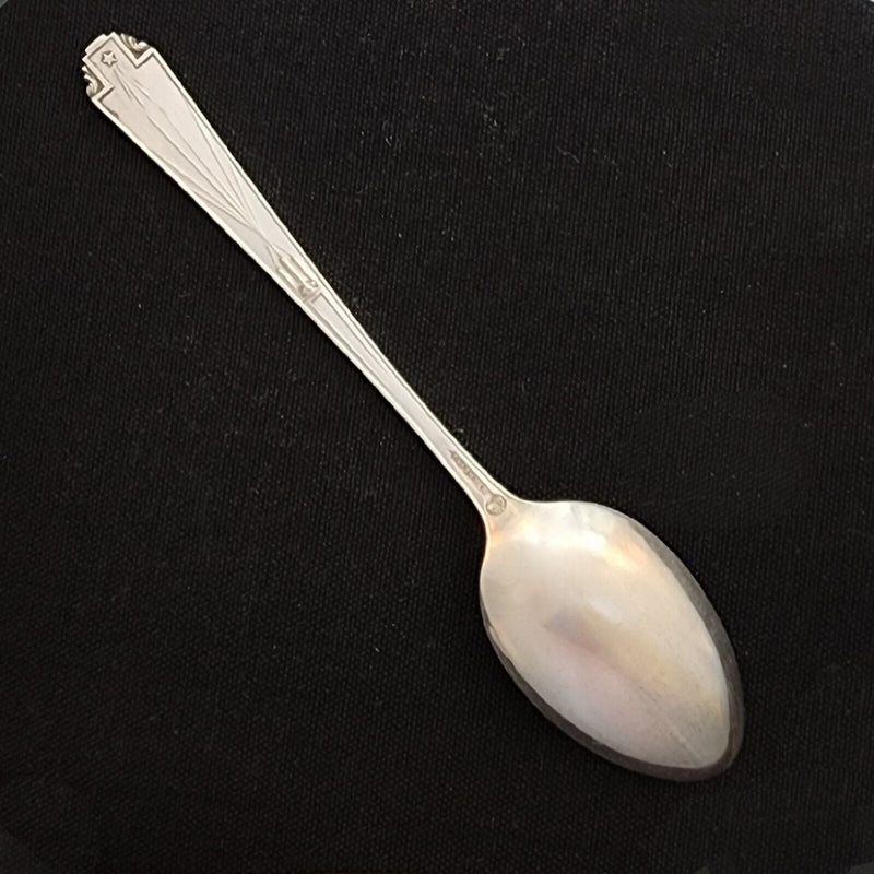 Load image into Gallery viewer, Chicago Worlds Fair 1933 Century of Progress Sterling Souvenir Spoon 5 7/8"