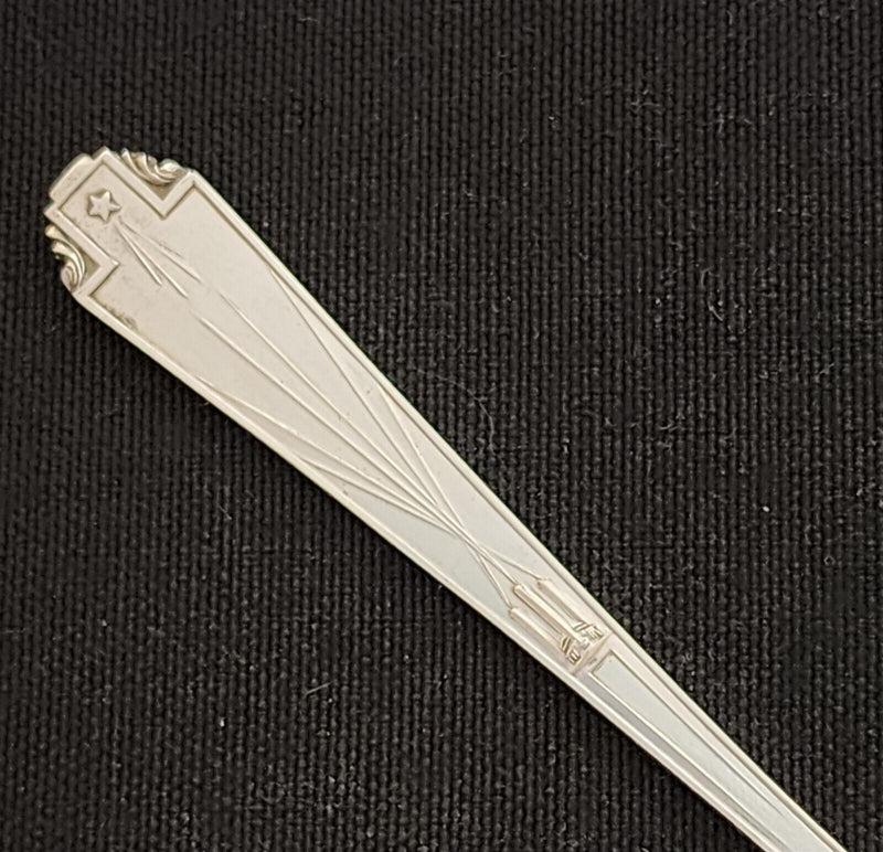 Load image into Gallery viewer, Chicago Worlds Fair 1933 Century of Progress Sterling Souvenir Spoon 5 7/8"