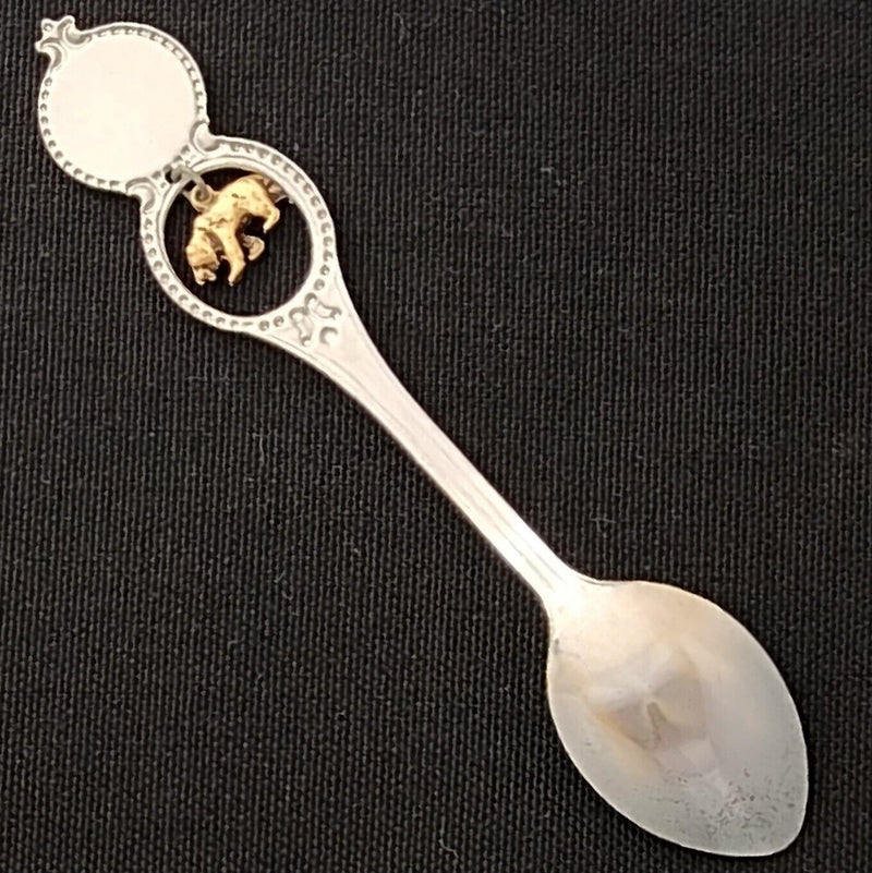 Load image into Gallery viewer, California Golden State Collectible Travel Souvenir Spoon 4.5" with Bear Dangler