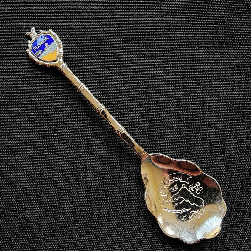 Load image into Gallery viewer, Florida Sunshine State Collectible Travel Souvenir Spoon 5" (12 cm) Sand Beaches
