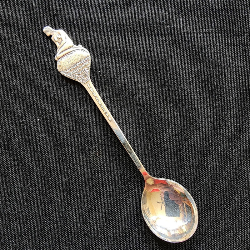 Load image into Gallery viewer, Copenhagen Denmark Wool Mermaid Collector Souvenir Spoon 4 1/2" Silver Plated