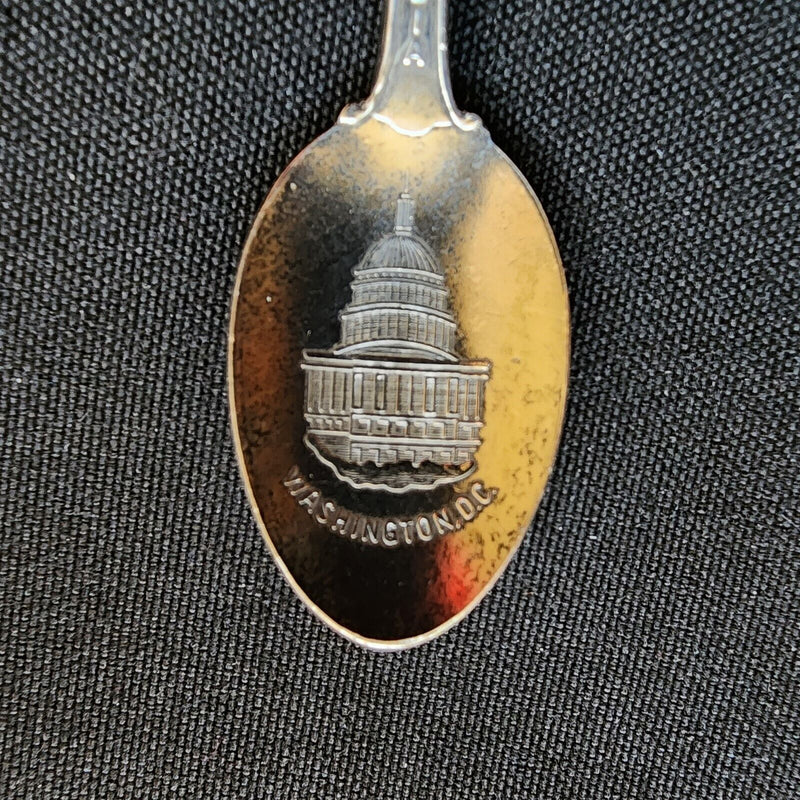 Load image into Gallery viewer, Washington DC Souvenir Travel Spoon 4.5" (11 cm) American Collectible Guild USA