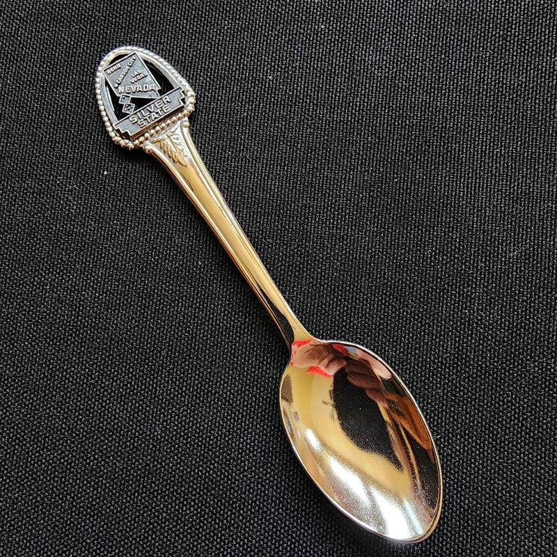Load image into Gallery viewer, Nevada Silver State Collectible Souvenir Spoon 4.5" Reno Las Vegas Carson City