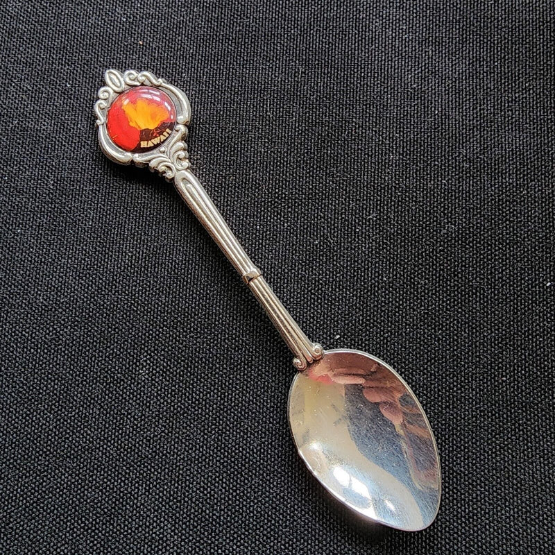 Load image into Gallery viewer, Hawaiian State Collectible Travel Souvenir Spoon 4.5" Kilauea Volcano Erupting