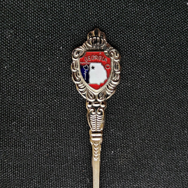 Load image into Gallery viewer, Georgia Peach State Collectible Travel Souvenir Tourist Spoon Vintage 4.75" 12cm