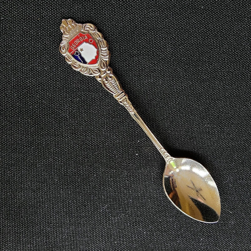 Load image into Gallery viewer, Georgia Peach State Collectible Travel Souvenir Tourist Spoon Vintage 4.75" 12cm