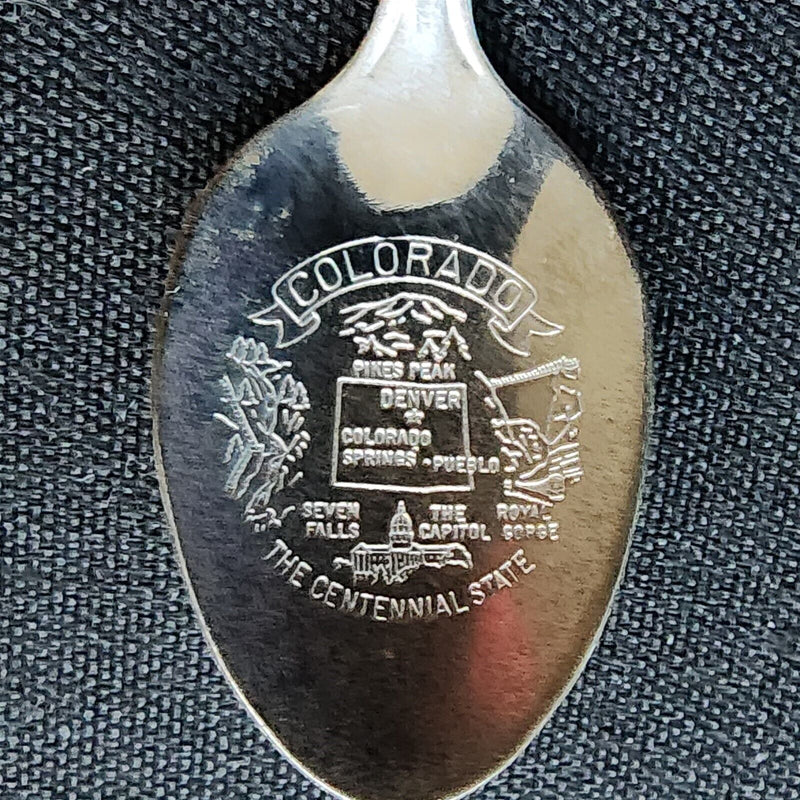 Load image into Gallery viewer, Pikes Peak Colorado Collector Souvenir Spoon 4.5" (11cm) Engraved