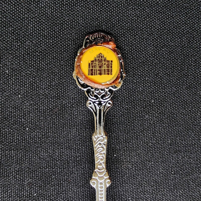 Load image into Gallery viewer, Macau China Collectible Souvenir Travel Spoon 4.75" Administrations Building VTG