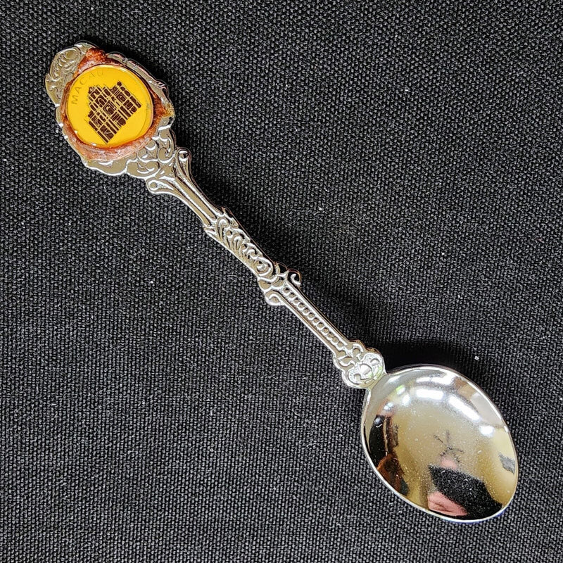 Load image into Gallery viewer, Macau China Collectible Souvenir Travel Spoon 4.75" Administrations Building VTG