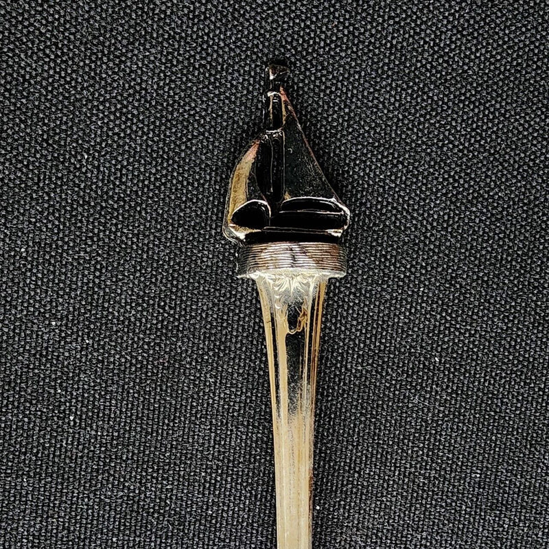 Load image into Gallery viewer, St Thomas Virgin Islands Collectible Travel Souvenir Spoon 4.75" 12cm Sail Boat