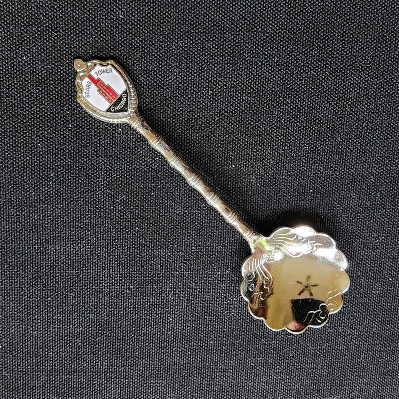 Load image into Gallery viewer, Sears Tower Chicago Illinois Collectible Travel Souvenir Spoon 4.5" 11cm Vintage