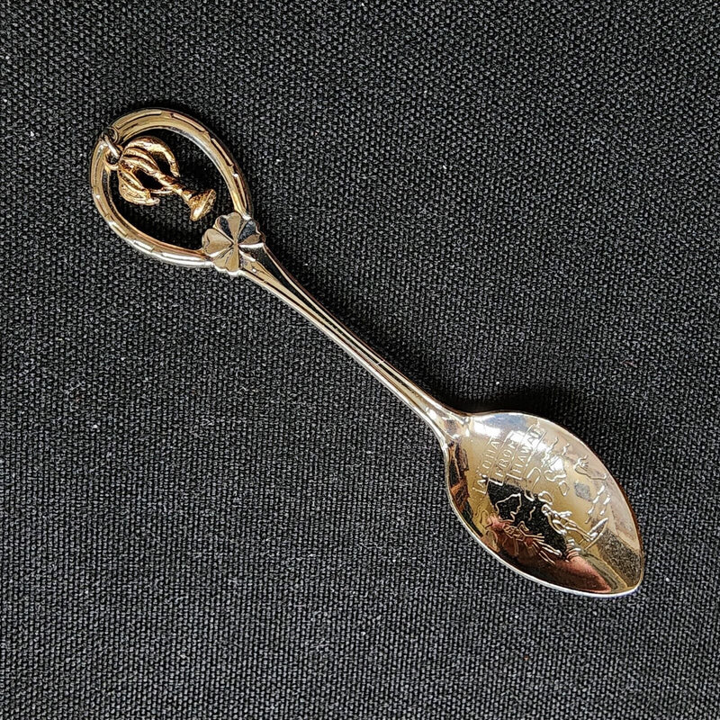 Load image into Gallery viewer, Hawaii State Collectible Souvenir Travel Spoon 3.5" Palm Tree Dangler Vintage