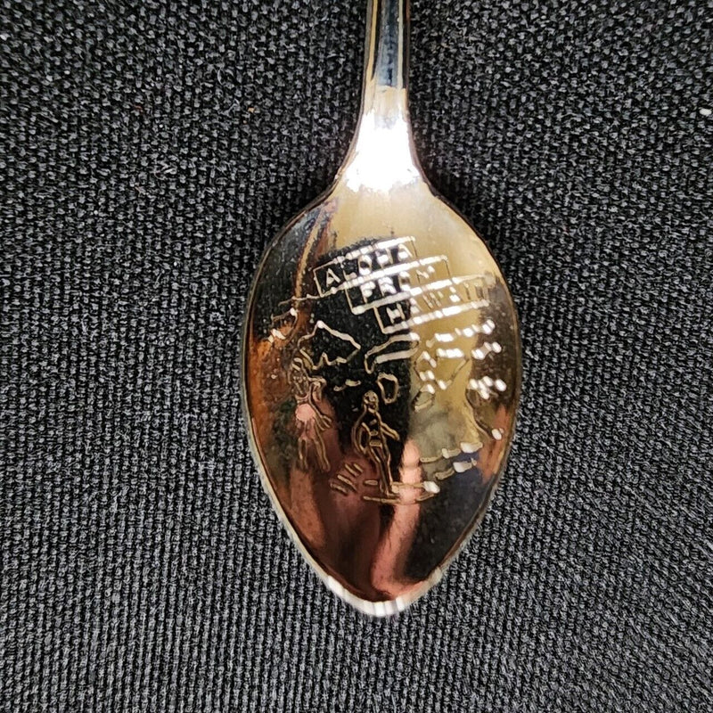 Load image into Gallery viewer, Hawaii State Collectible Souvenir Travel Spoon 3.5" Palm Tree Dangler Vintage