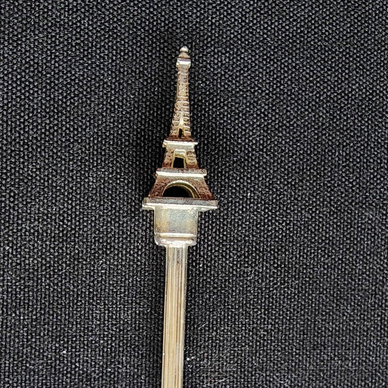 Load image into Gallery viewer, Eiffel Tower Paris France Collectible Souvenir Spoon 4.5" (11cm) Silver Plated