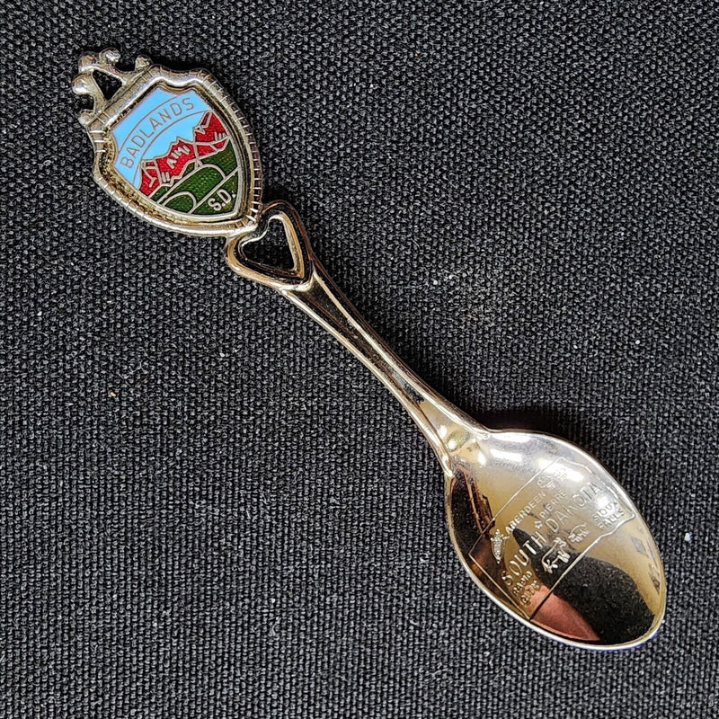 Load image into Gallery viewer, South Dakota Badlands Collectible Souvenir Spoon 3.5in (9cm)