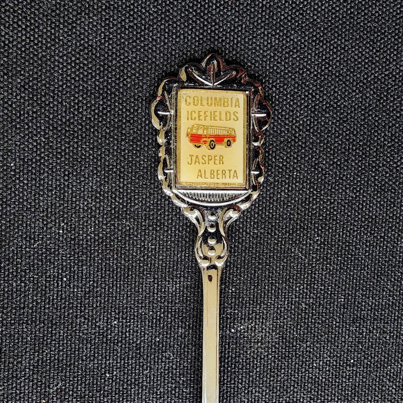 Load image into Gallery viewer, Columbia Icefields Jasper Alberta Canada Collectible Souvenir Spoon 4.5" (11cm)