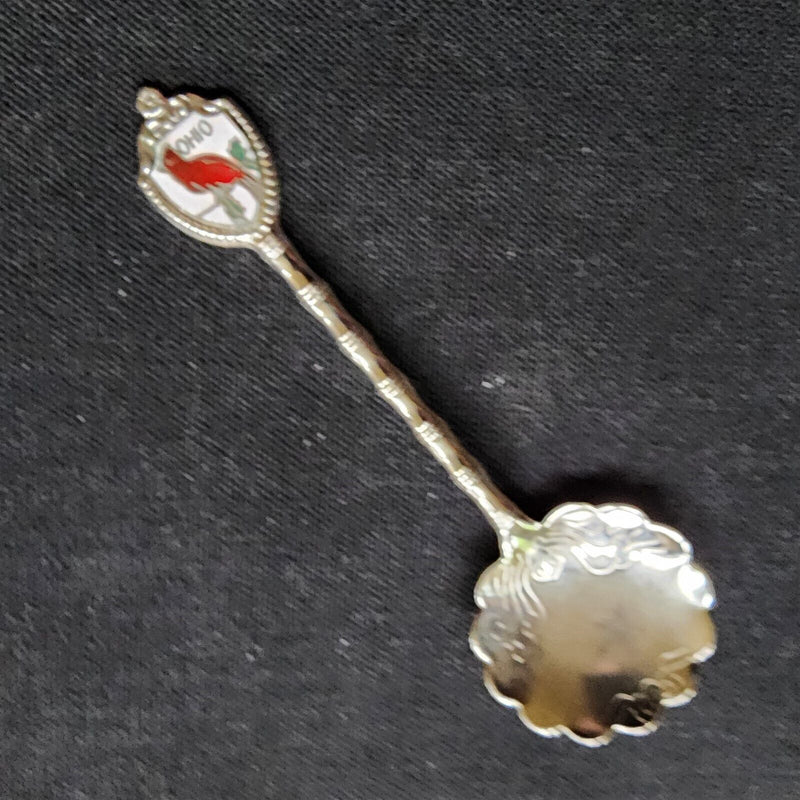 Load image into Gallery viewer, Ohio State Cardinal Collector Souvenir Spoon 4.5" (11cm)