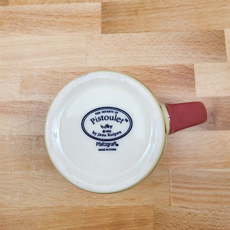Load image into Gallery viewer, Pistoulet Pfaltzgraff Set of 4 Coffee Mugs Kitchen Stoneware Tea Cups